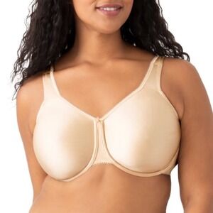 Wacoal Basic Beauty Bra 855192 Beige Full Coverage Underwire Nude 40H Support